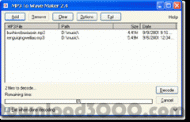 MP3 To Wave Maker Plus screenshot